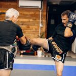 Muay Thai heavy bag drills