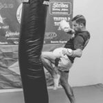 Muay Thai heavy bag drills